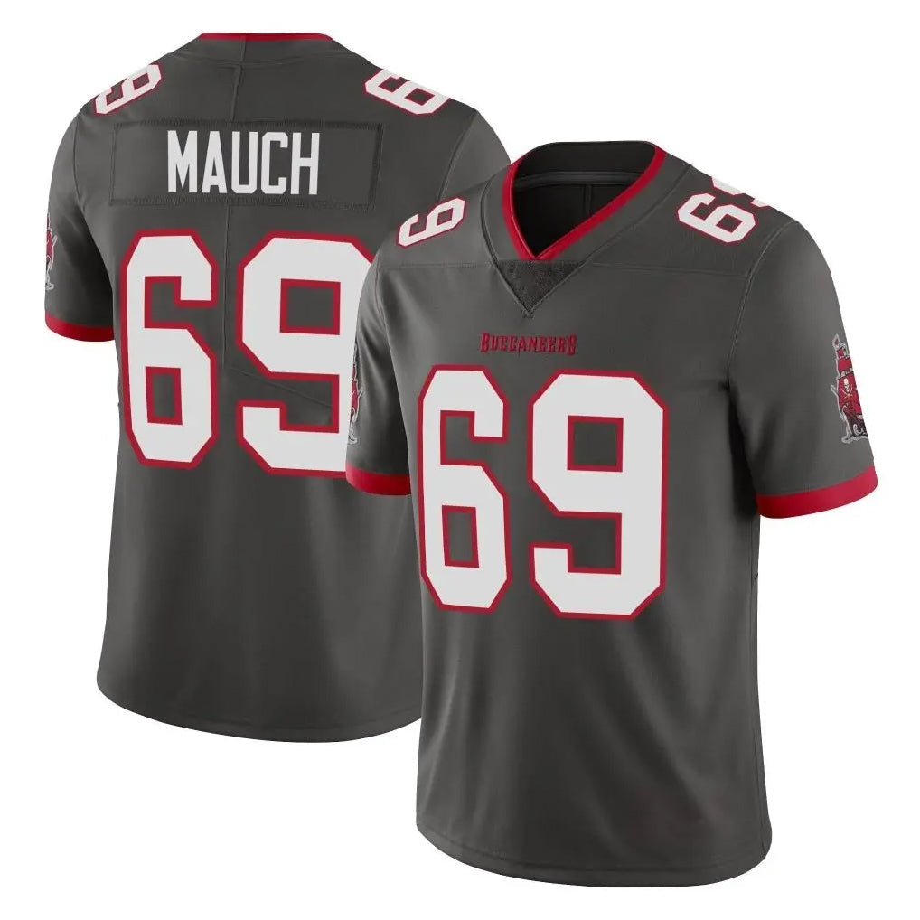 CAdoa TB.Buccaneers #69 Cody Mauch Player Pewter Limited Alternate Vapor Home Game Stitched Jerseys