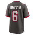 CAdoa TB.Buccaneers #6 Baker Mayfield Pewter Alternate Game Player Stitched Jerseys
