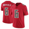 CAdoa TB.Buccaneers #6 Baker Mayfield Player Red Limited Color Rush Home Game Stitched Jerseys