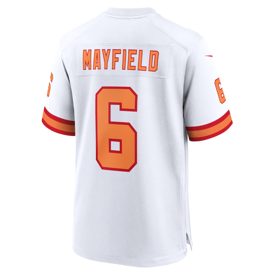 CAdoa TB.Buccaneers #6 Baker Mayfield Player White Home Game Stitched Jerseys