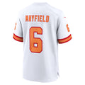 CAdoa TB.Buccaneers #6 Baker Mayfield Player White Home Game Stitched Jerseys