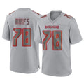CAdoa TB.Buccaneers #78 Tristan Wirfs Player Gray Atmosphere Fashion Home Game Stitched Jerseys