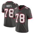 CAdoa TB.Buccaneers #78 Tristan Wirfs Player Pewter Limited Alternate Vapor Home Game Stitched Jerseys