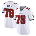 CAdoa TB.Buccaneers #78 Tristan Wirfs Player White Limited Vapor Untouchable Home Game Stitched Jerseys