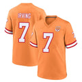 CAdoa TB.Buccaneers #7 Bucky Irving Player Orange Throwback Home Game Stitched Jerseys