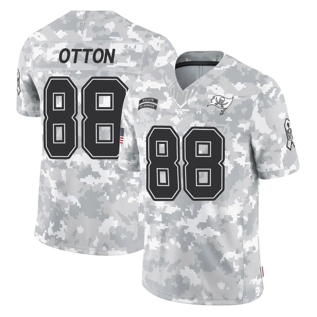CAdoa TB.Buccaneers #88 Cade Otton Player Arctic Camo Limited Salute To Service Home Game Stitched Jerseys