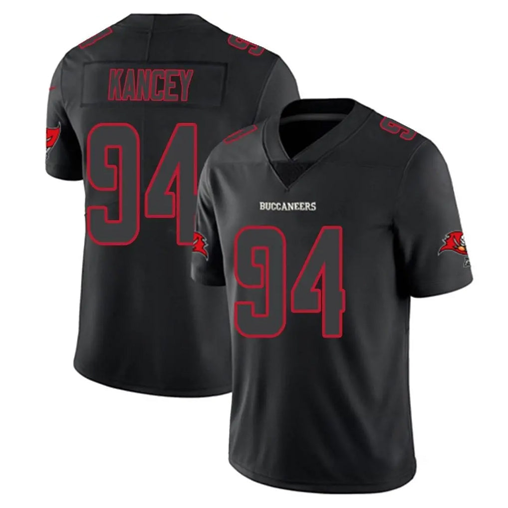 CAdoa TB.Buccaneers #94 Calijah Kancey Player Black Impact Limited Home Game Stitched Jerseys