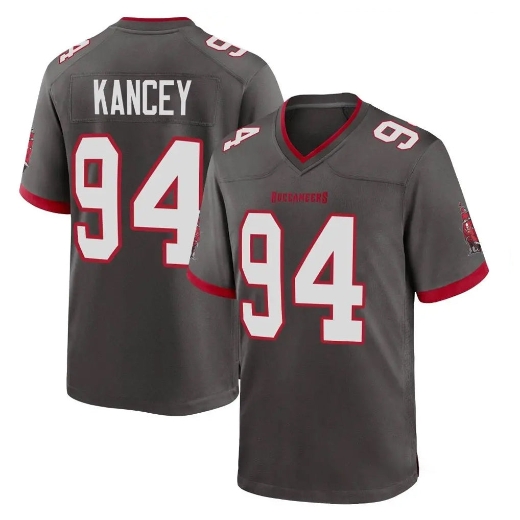 CAdoa TB.Buccaneers #94 Calijah Kancey Player Pewter Alternate Home Game Stitched Jerseys