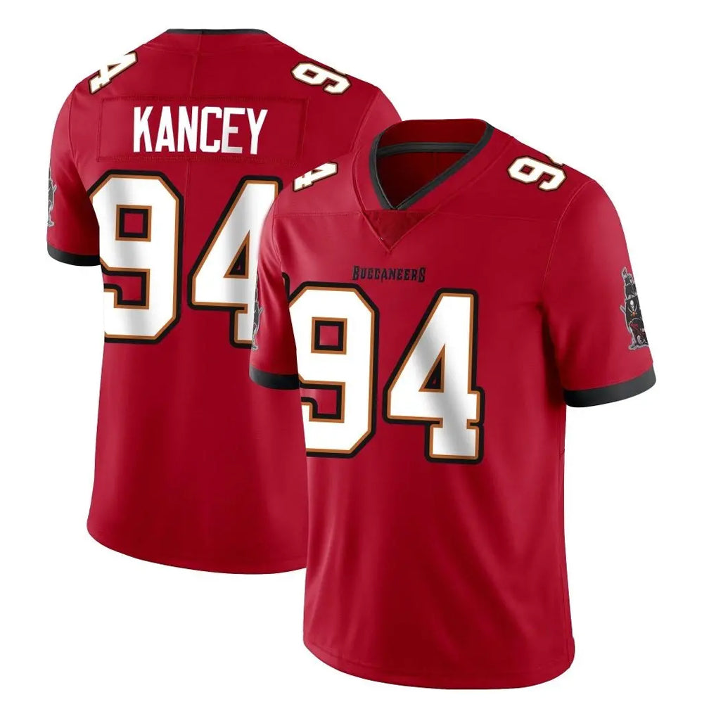CAdoa TB.Buccaneers #94 Calijah Kancey Player Red Limited Vapor F.U.S.E. Home Game Stitched Jerseys