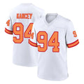 CAdoa TB.Buccaneers #94 Calijah Kancey Player White '76 Home Game Stitched Jerseys