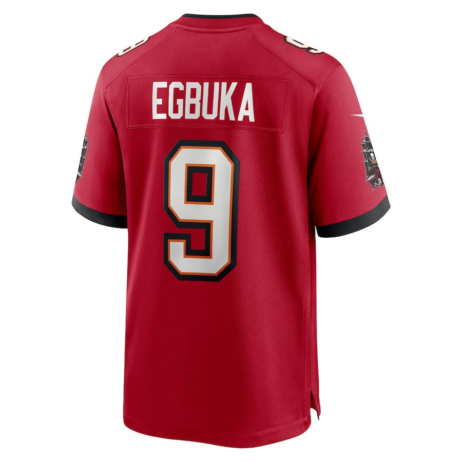 CAdoa TB.Buccaneers #9 Emeka Egbuka Player Red Home Game Stitched Jerseys