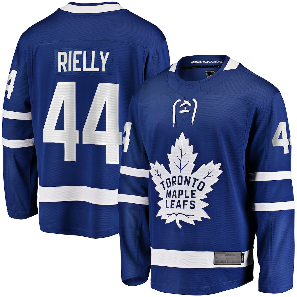 CAdoa T.Maple Leafs #44 Morgan Rielly Blue Home Breakaway Player Jerseys