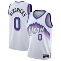 CAdoa U.Jazz #0 Taylor Hendricks White Swingman Jerseys - Association Edition