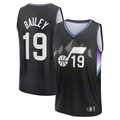 CAdoa U.Jazz #19 Ace Bailey Fanatics Black 2025 Draft First Round Pick Fast Break Replica Jerseys - Statement Edition