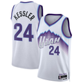 CAdoa U.Jazz #24 Walker Kessler White Swingman Jerseys - Association Editio
