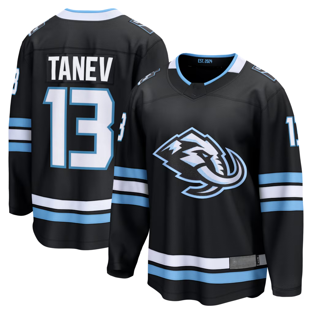 CAdoa U.Mammoth #13 Brandon Tanev Black Home Breakaway Player Jerseys