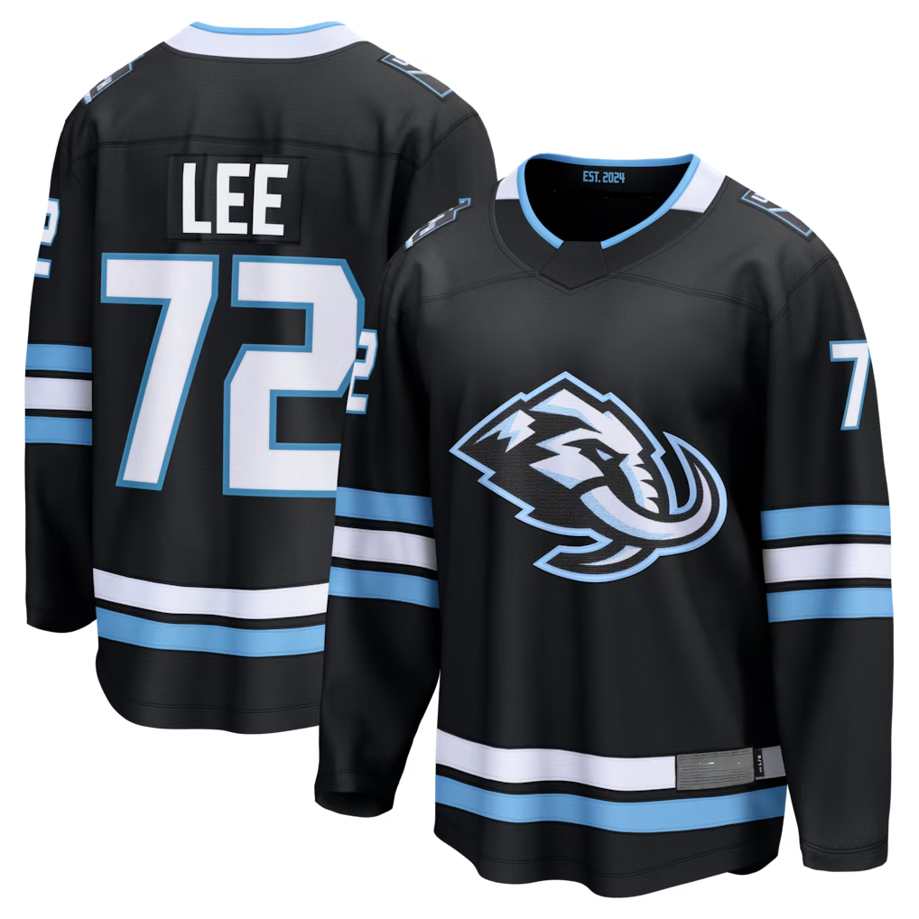 CAdoa U.Mammoth #72 Anders Lee Black Home Breakaway Jerseys