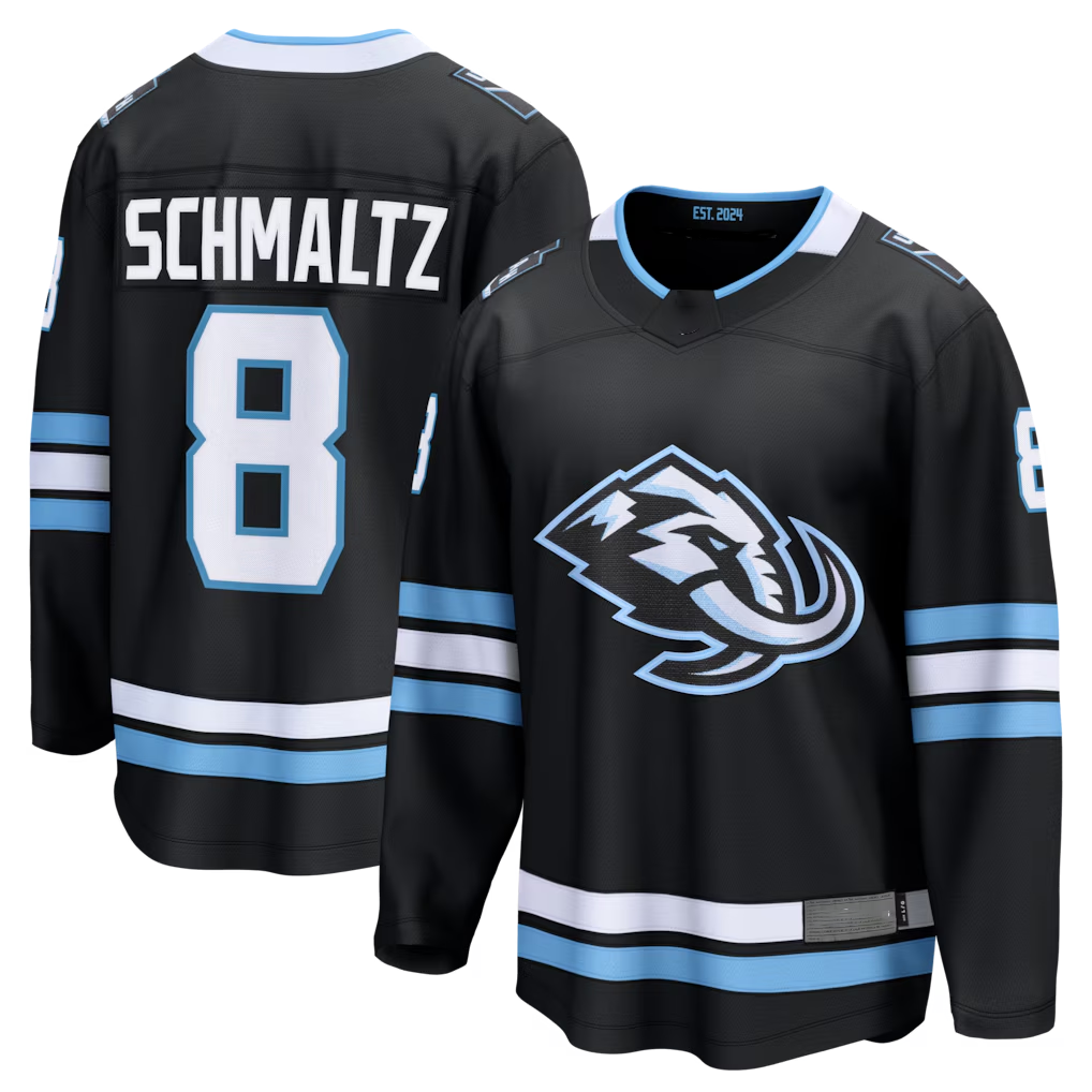 CAdoa U.Mammoth #8 Nick Schmaltz Black Home Breakaway Jerseys