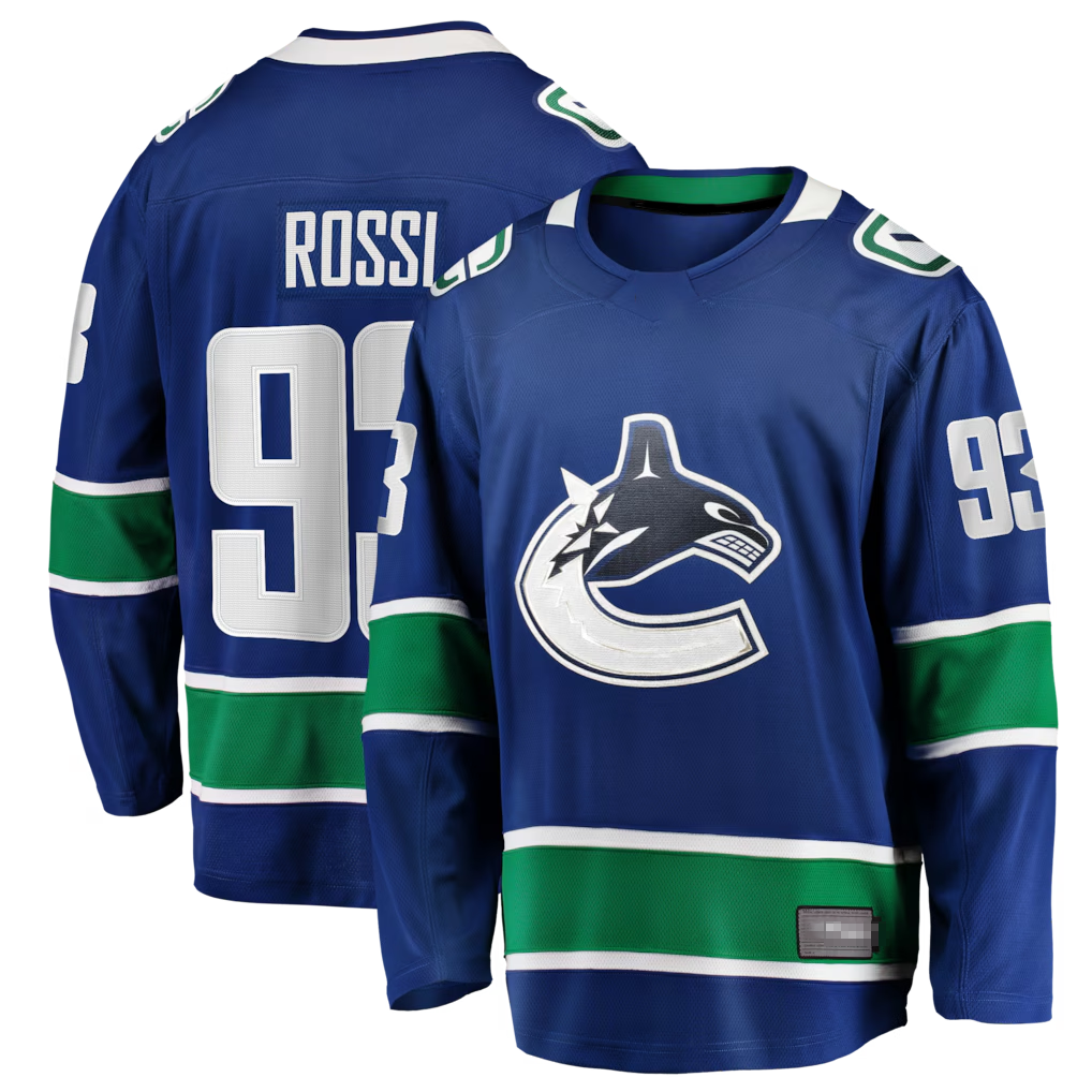CAdoa V.Canucks #93 Marco Rossi Blue Home Premier Breakaway Player Jerseys