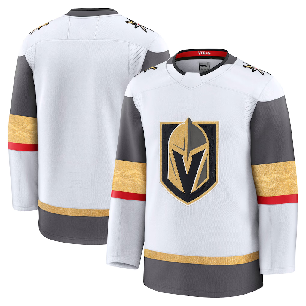 CAdoa V.Golden Knights White Away Premium Jerseys