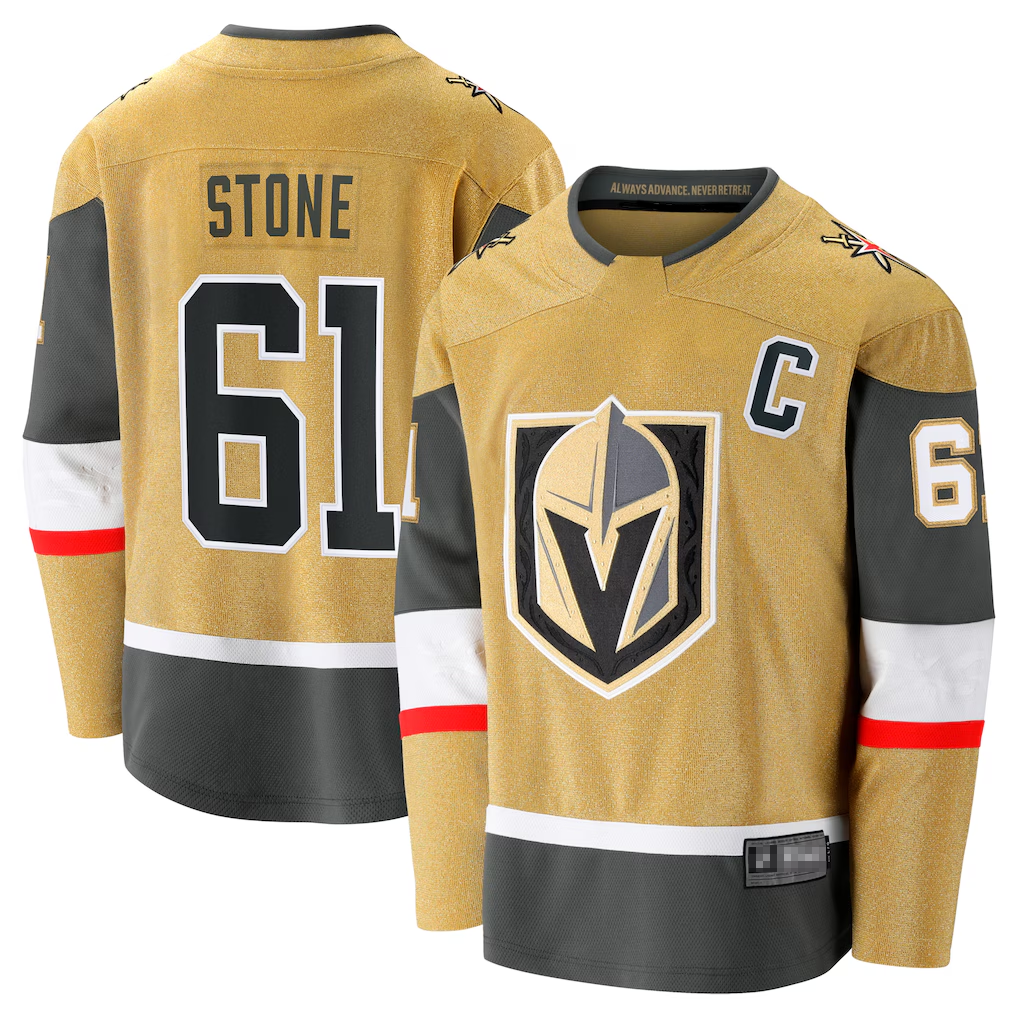 CAdoa V.Golden Knights #61 Mark Stone Gold Home Breakaway Jerseys