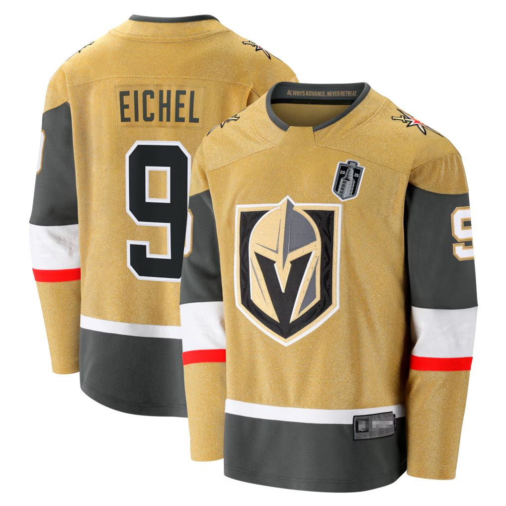CAdoa V.Golden Knights #9 Jack Eichel Gold 2026 Stanley Cup Final Breakaway Jerseys