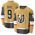 CAdoa V.Golden Knights #9 Jack Eichel Gold Home Breakaway Stitched Jerseys