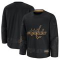 CAdoa W.Capitals Black 2024 Military Appreciation Practice Jerseys