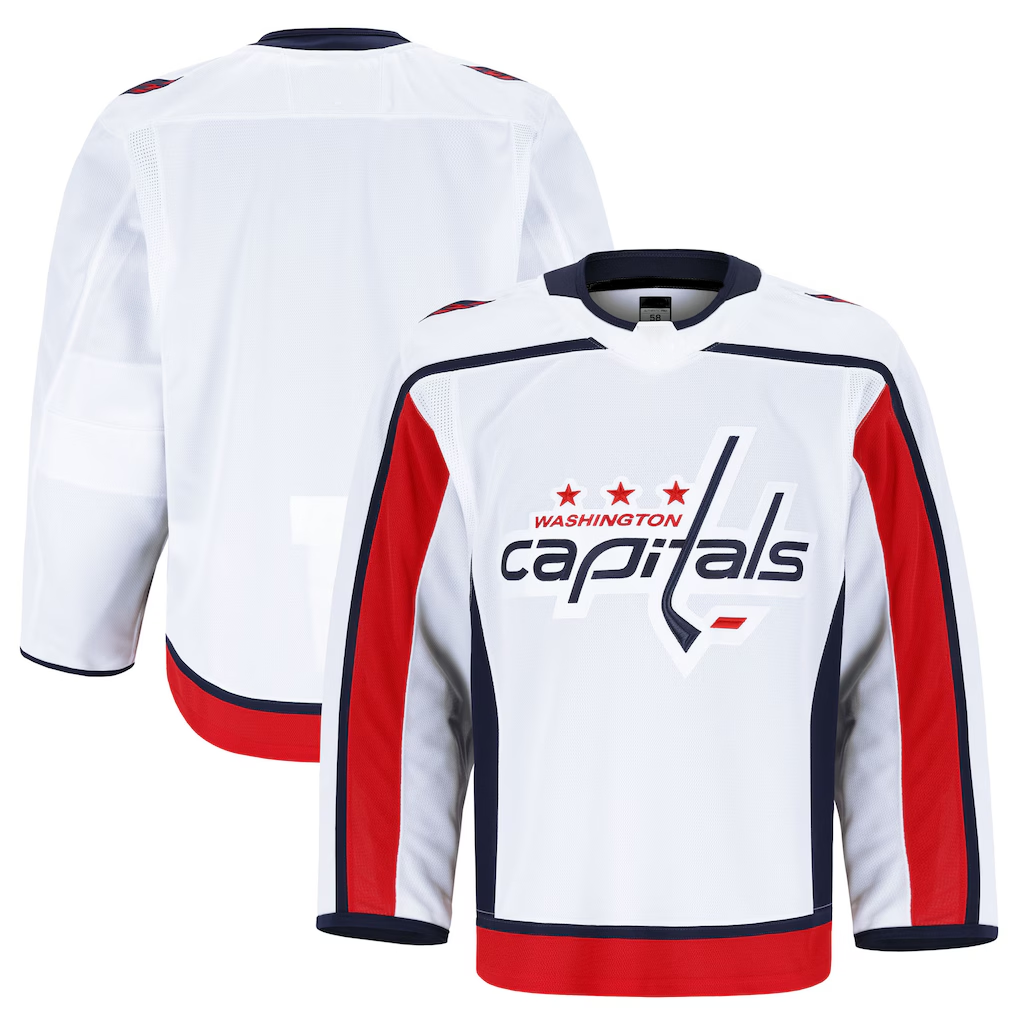 CAdoa W.Capitals White Away Authentic Pro Jerseys