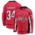 CAdoa W.Capitals #34 Justin Sourdif Red Home Breakaway Jerseys