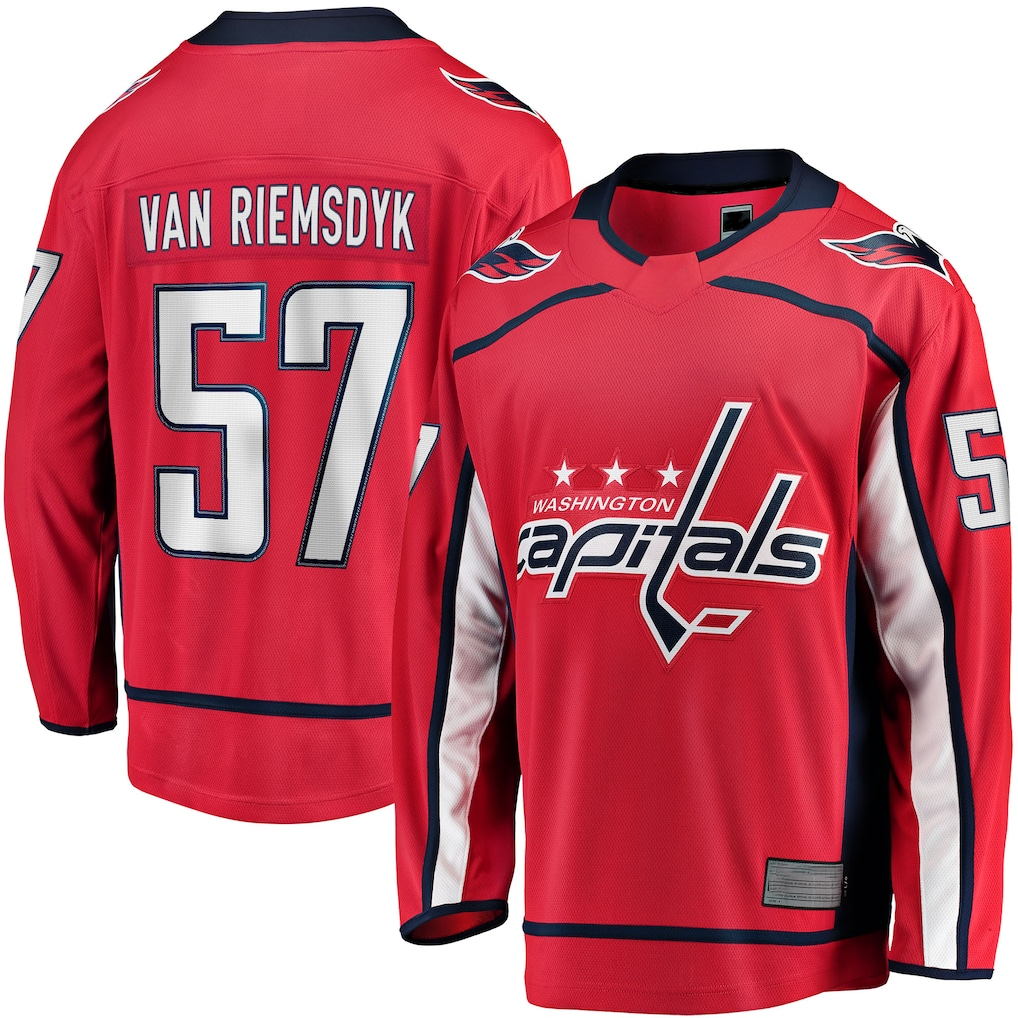 CAdoa W.Capitals #57 Trevor van Riemsdyk Red Home Breakaway Jerseys