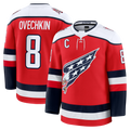 CAdoa W.Capitals #8 Alexander Ovechkin Red Alternate Premium Player Jerseys