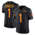 CAdoa W.Commanders #1 Deebo Samuel Sr Player Black Vapor F.U.S.E. Limited Football Jerseys