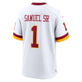 CAdoa W.Commanders #1 Deebo Samuel Sr Player White Game Stitched Jerseys