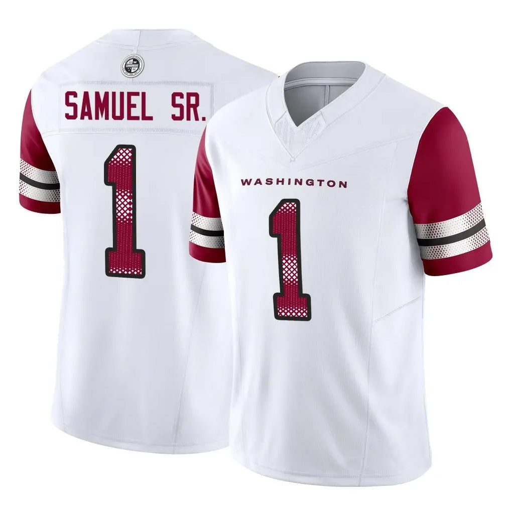 CAdoa W.Commanders #1 Deebo Samuel Sr Player White Vapor F.U.S.E. Limited Stitched Jerseys