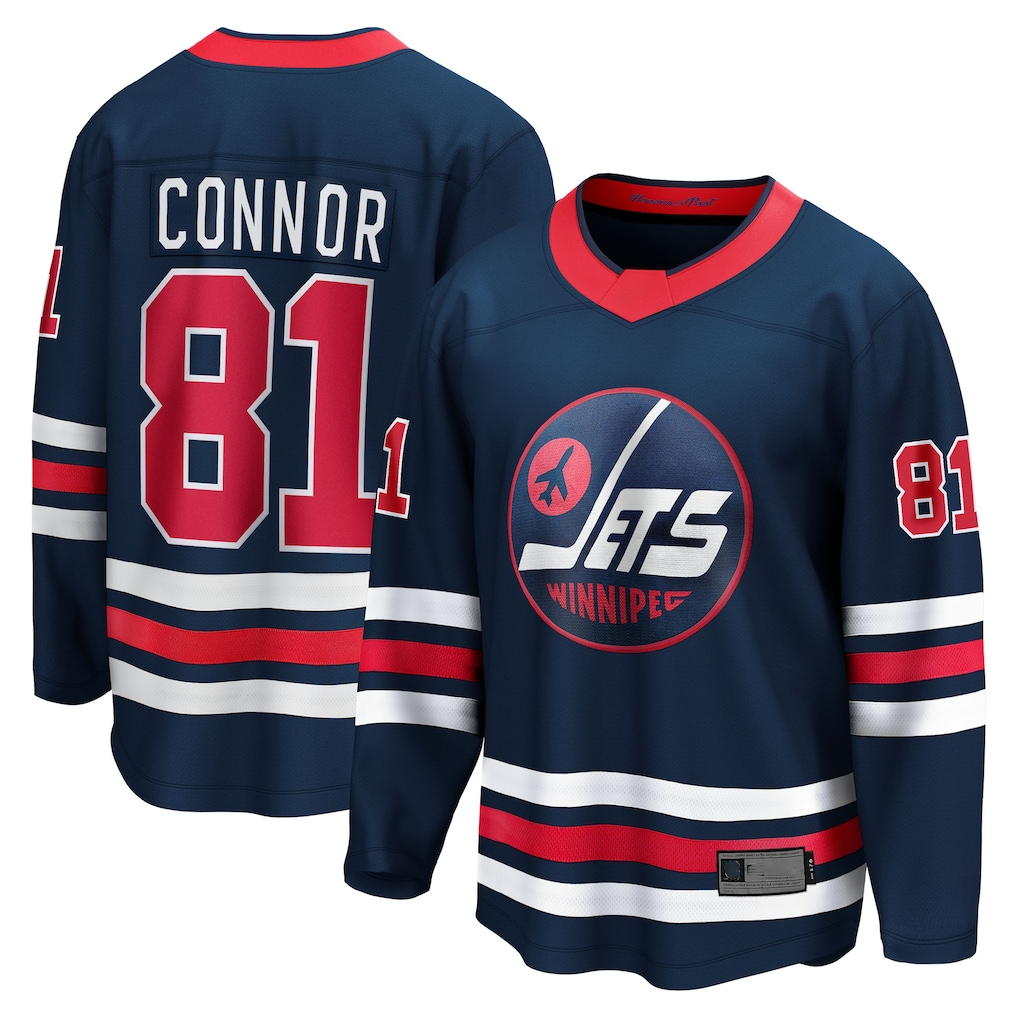 CAdoa W.Jets #81 Kyle Connor Navy Alternate Breakaway Jerseys