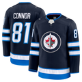 CAdoa W.Jets #81 Kyle Connor Navy Home Premium Jerseys