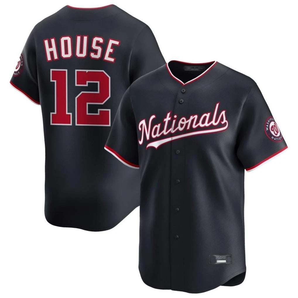 CAdoa W.Nationals #12 Brady House Player Navy Alternate Limited Game Stitched Jerseys