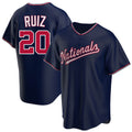 CAdoa W.Nationals #20 Keibert Ruiz Player Navy Replica Game Stitched Jerseys
