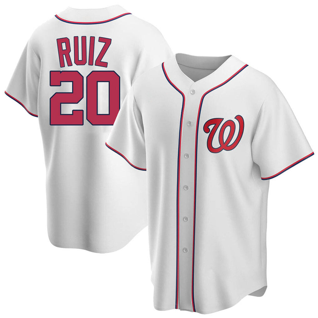 CAdoa W.Nationals #20 Keibert Ruiz Player White Game Stitched Jerseys