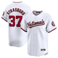 CAdoa W.Nationals #37 Stephen Strasburg Player White Home Limited Stitched Jerseys