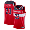 CAdoa W.Wizards #23 Anthony Davis Red Swingman Jerseys - Icon Edition