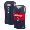 CAdoa W.Wizards #3 Trae Young Navy Fast Break - Statement Edition