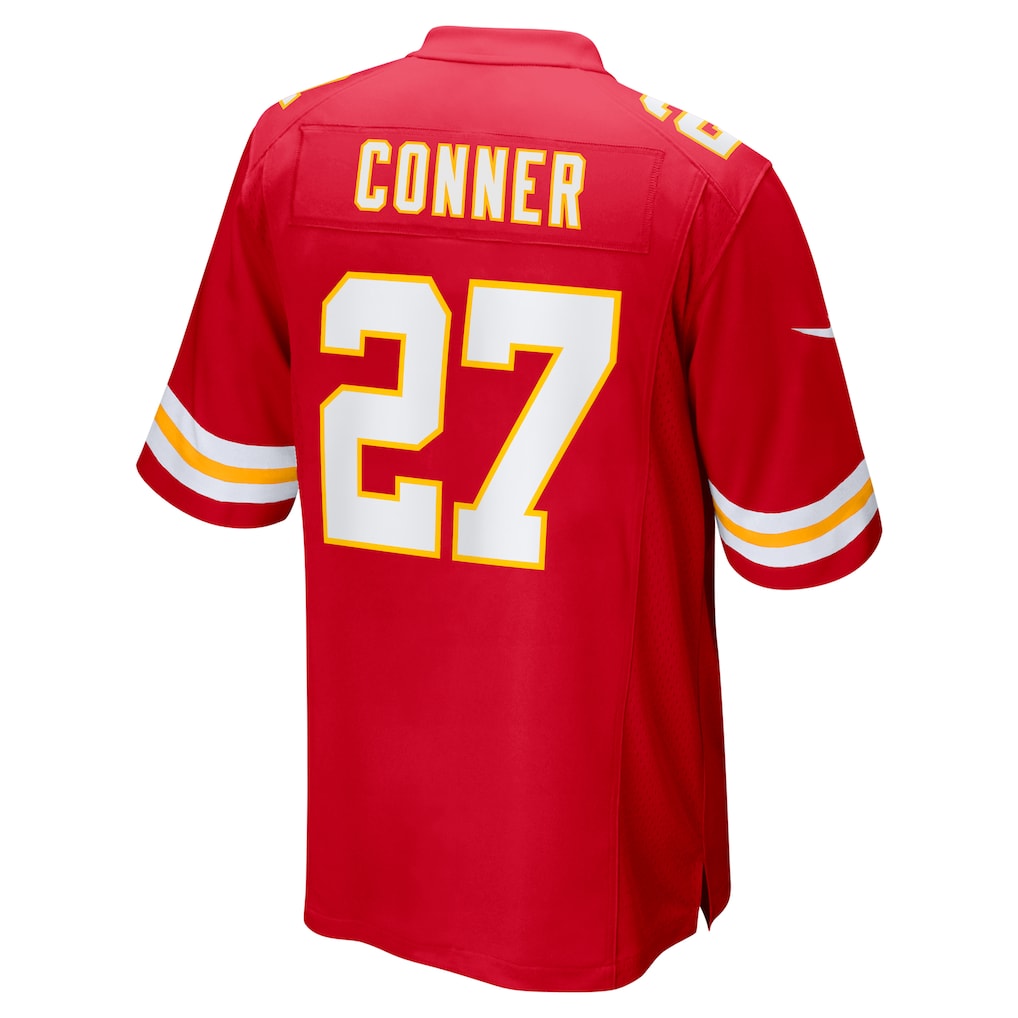 CAdoa KC.Chiefs #27 Chamarri Conner Red Game Jersey