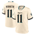 J.Jaguars #11 Parker Washington Player Natural 2026 Rivalries Collection Game CAdoa Stitched Jerseys