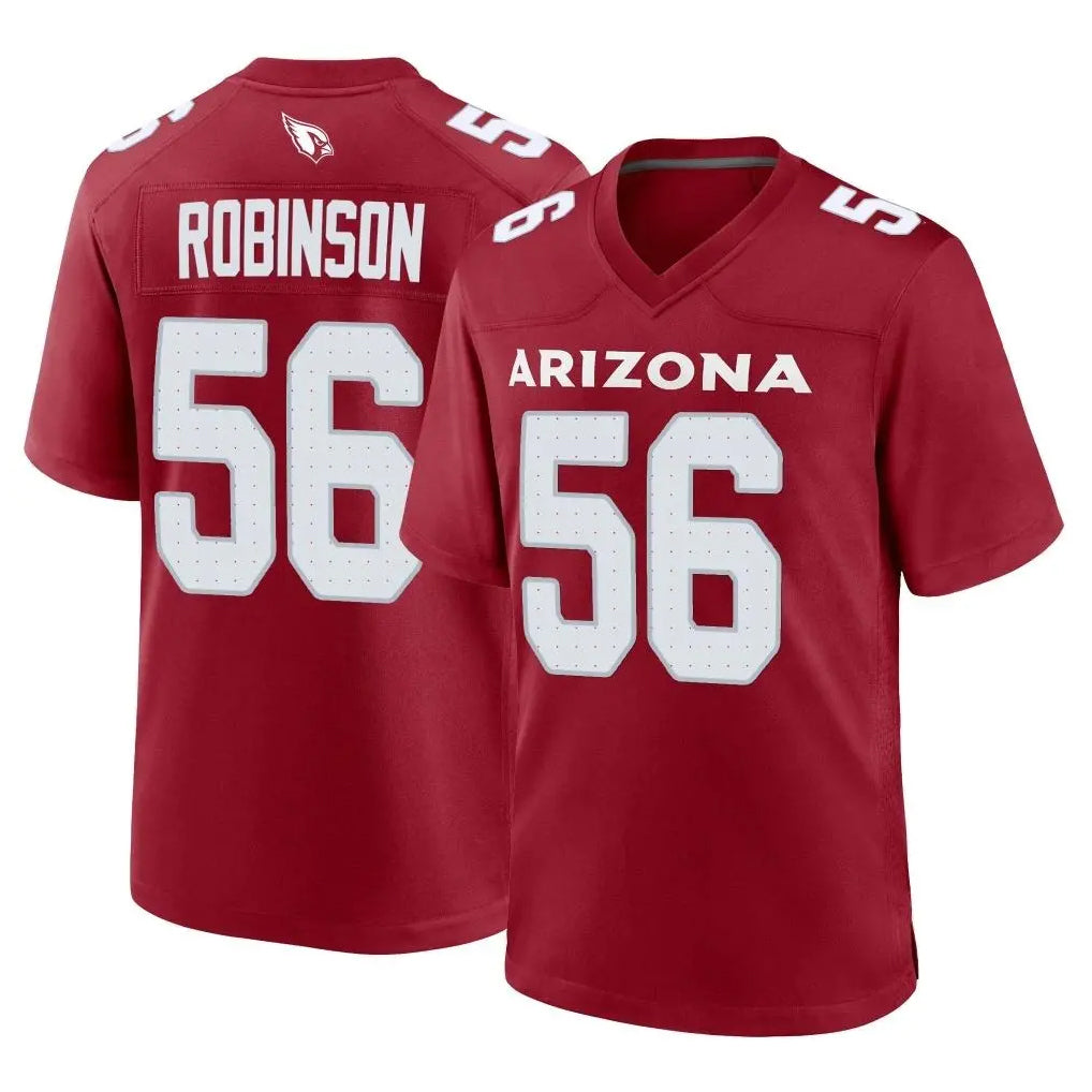 A.Cardinals #56 Darius Robinson Player Cardinal Limited Home Game CAdoa Stitched Jerseys