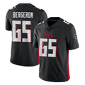 A.Falcons #65 Matthew Bergeron Player Black Vapor Untouchable Limited Home Game CAdoa Stitched Jerseys