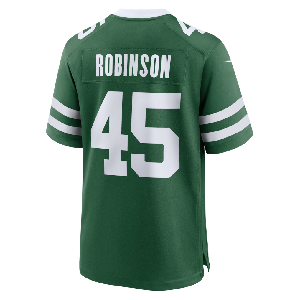 CAdoa NY.Jets #45 Mark Robinson Legacy Green Team Game Jersey