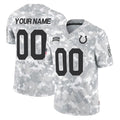 Custom IN.Colts Arctic Camo Salute To Service Limited Game Any Name & Numbers CAdoa Stitched Jerseys