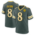 GB.Packers #8 Josh Jacobs Player Green 2026 Rivalries Collection Home Game CAdoa Stitched Jerseys